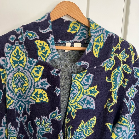 Anthropologie Moth Printed Chenille Jacket - Picture 5 of 9